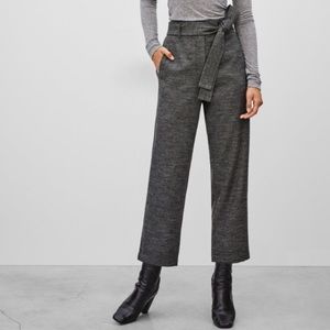 Aritzia tie front Jallade wool pants